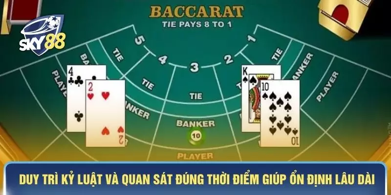 Duy trì kỷ luật và quan sát đúng thời điểm giúp ổn định lâu dài