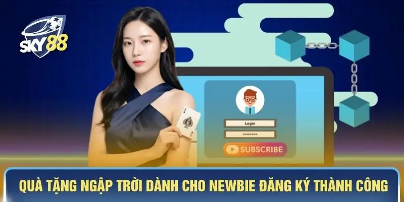 Quà tặng ngập trời dành cho newbie đăng ký thành công